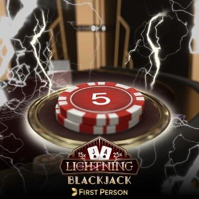 First Person Lightning Blackjack